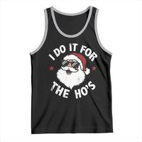 I Do It For The Ho's Tank Top Funny Inappropriate Santa Christmas - Wonder Print Shop