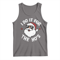I Do It For The Ho's Tank Top Funny Inappropriate Santa Christmas - Wonder Print Shop