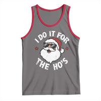 I Do It For The Ho's Tank Top Funny Inappropriate Santa Christmas - Wonder Print Shop