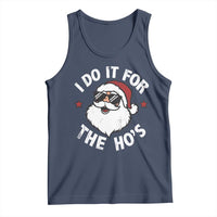 I Do It For The Ho's Tank Top Funny Inappropriate Santa Christmas - Wonder Print Shop