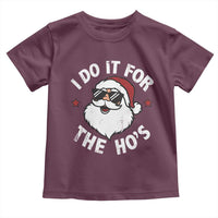 I Do It For The Ho's Toddler T Shirt Funny Inappropriate Santa Christmas - Wonder Print Shop