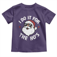 I Do It For The Ho's Toddler T Shirt Funny Inappropriate Santa Christmas - Wonder Print Shop