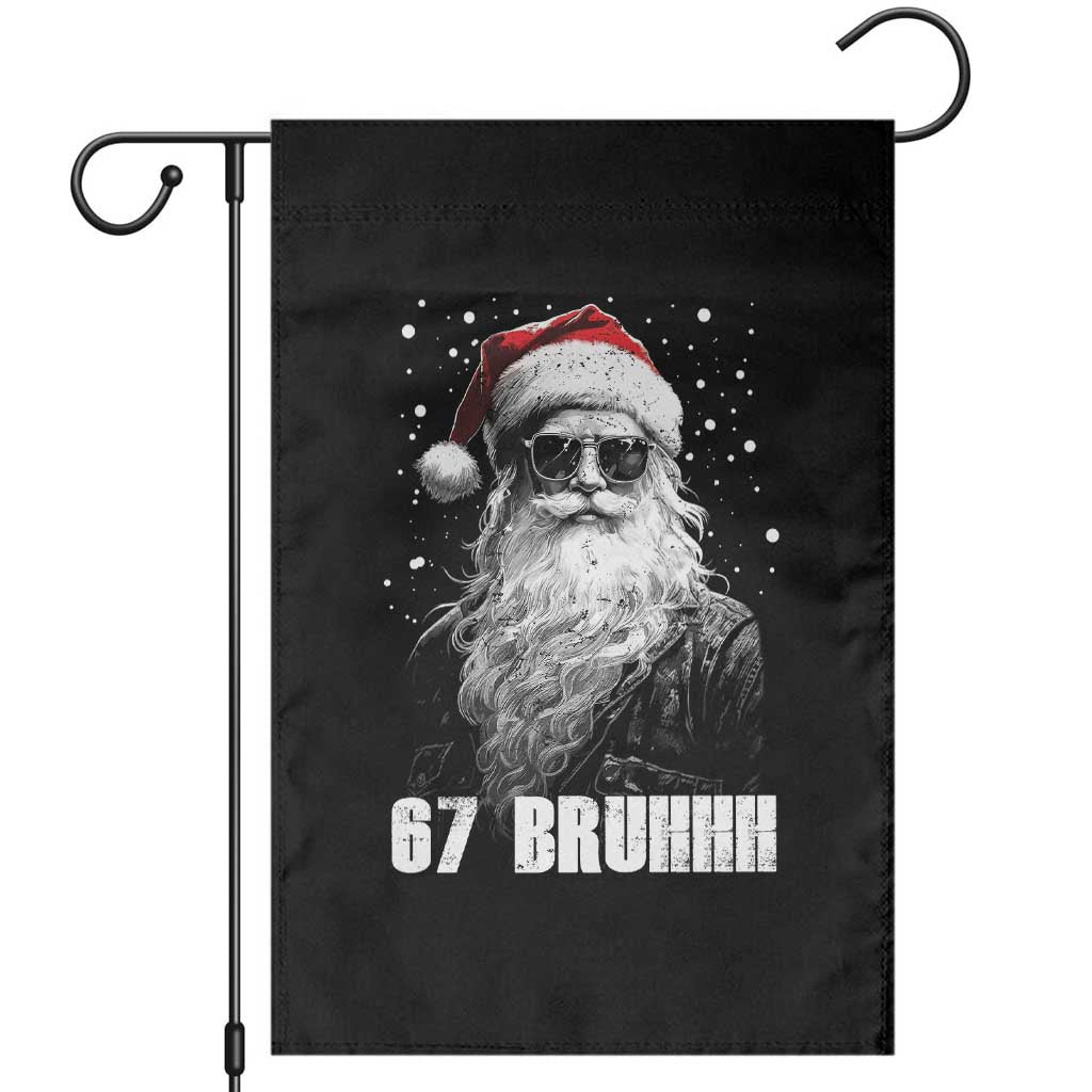 Cool Santa Claus Six Seven 67 Meme Garden Flag Funny 6 7 Gen Alpha Slang Viral Meme - Wonder Print Shop