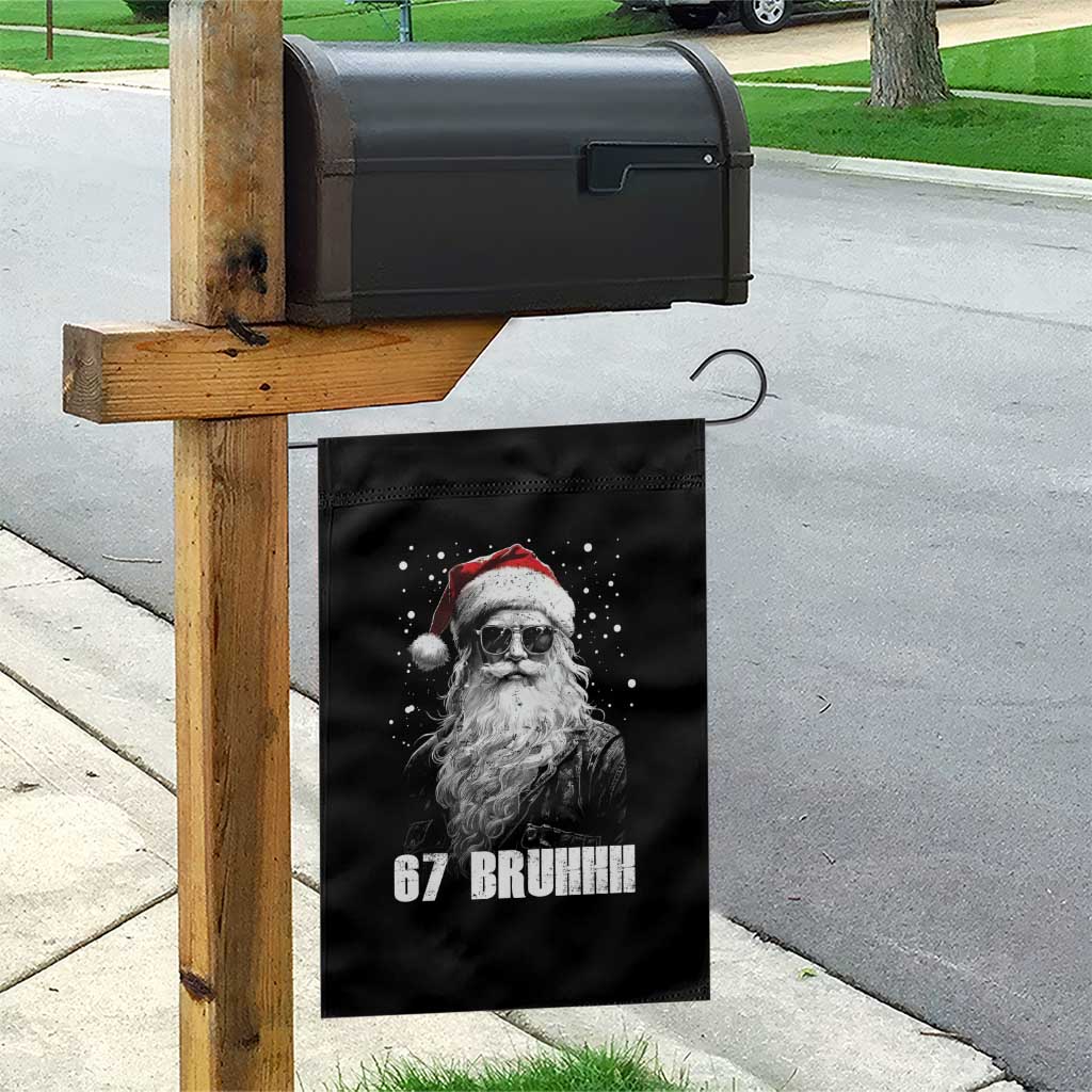 Cool Santa Claus Six Seven 67 Meme Garden Flag Funny 6 7 Gen Alpha Slang Viral Meme - Wonder Print Shop