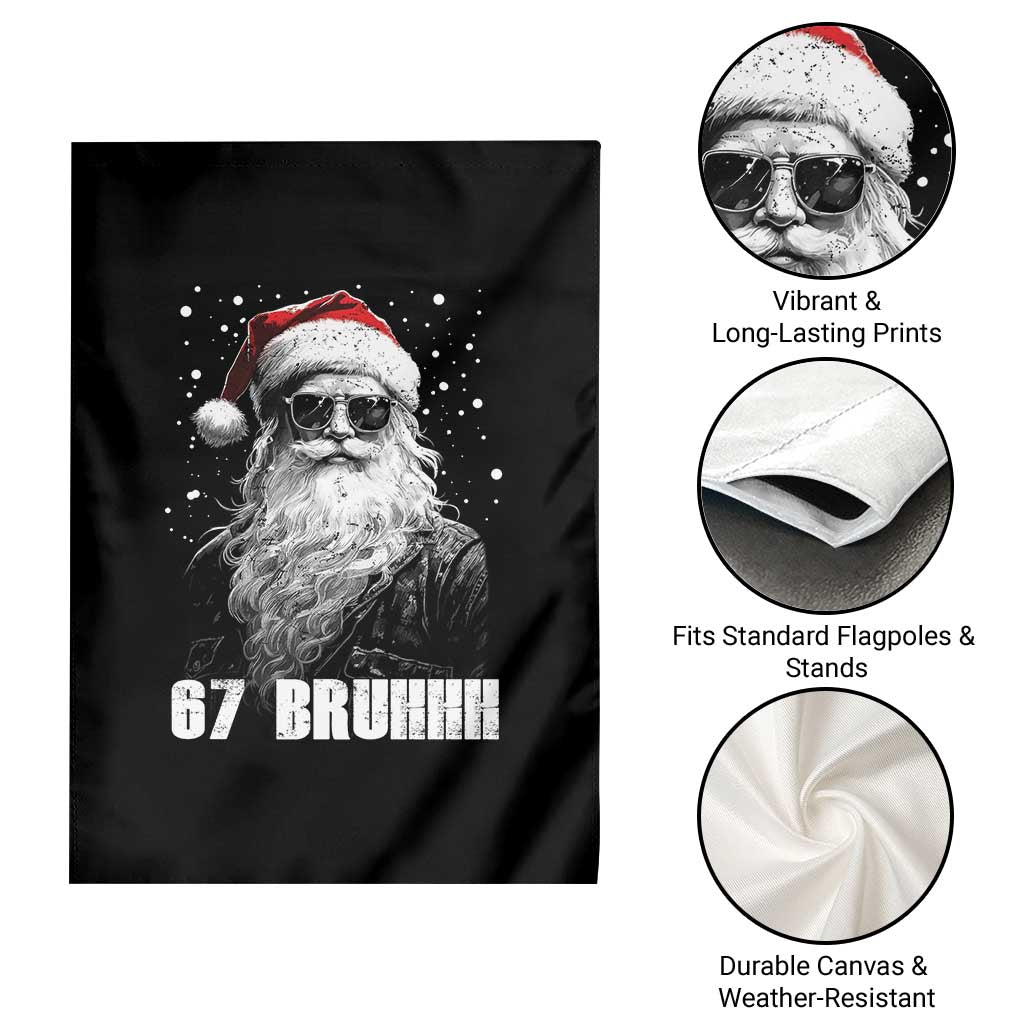 Cool Santa Claus Six Seven 67 Meme Garden Flag Funny 6 7 Gen Alpha Slang Viral Meme - Wonder Print Shop