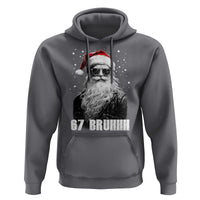 Cool Santa Claus Six Seven 67 Meme Hoodie Funny 6 7 Gen Alpha Slang Viral Meme - Wonder Print Shop