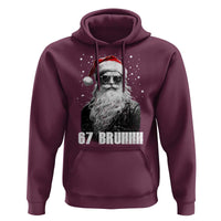 Cool Santa Claus Six Seven 67 Meme Hoodie Funny 6 7 Gen Alpha Slang Viral Meme - Wonder Print Shop