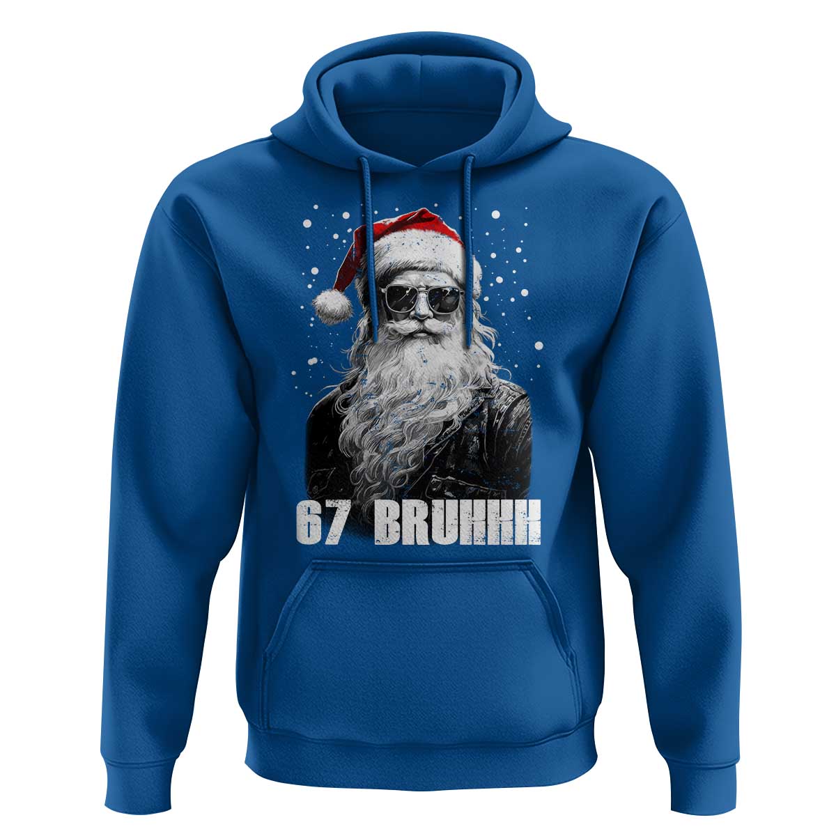 Cool Santa Claus Six Seven 67 Meme Hoodie Funny 6 7 Gen Alpha Slang Viral Meme - Wonder Print Shop