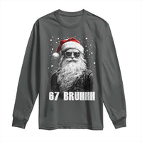 Cool Santa Claus Six Seven 67 Meme Long Sleeve Shirt Funny 6 7 Gen Alpha Slang Viral Meme - Wonder Print Shop