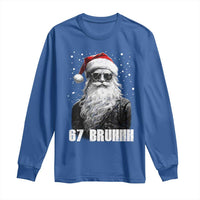 Cool Santa Claus Six Seven 67 Meme Long Sleeve Shirt Funny 6 7 Gen Alpha Slang Viral Meme - Wonder Print Shop