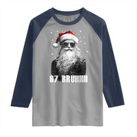 Cool Santa Claus Six Seven 67 Meme Raglan Shirt Funny 6 7 Gen Alpha Slang Viral Meme - Wonder Print Shop