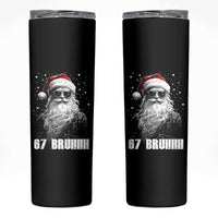 Cool Santa Claus Six Seven 67 Meme Skinny Tumbler Funny 6 7 Gen Alpha Slang Viral Meme - Wonder Print Shop