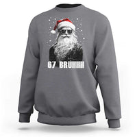 Cool Santa Claus Six Seven 67 Meme Sweatshirt Funny 6 7 Gen Alpha Slang Viral Meme - Wonder Print Shop