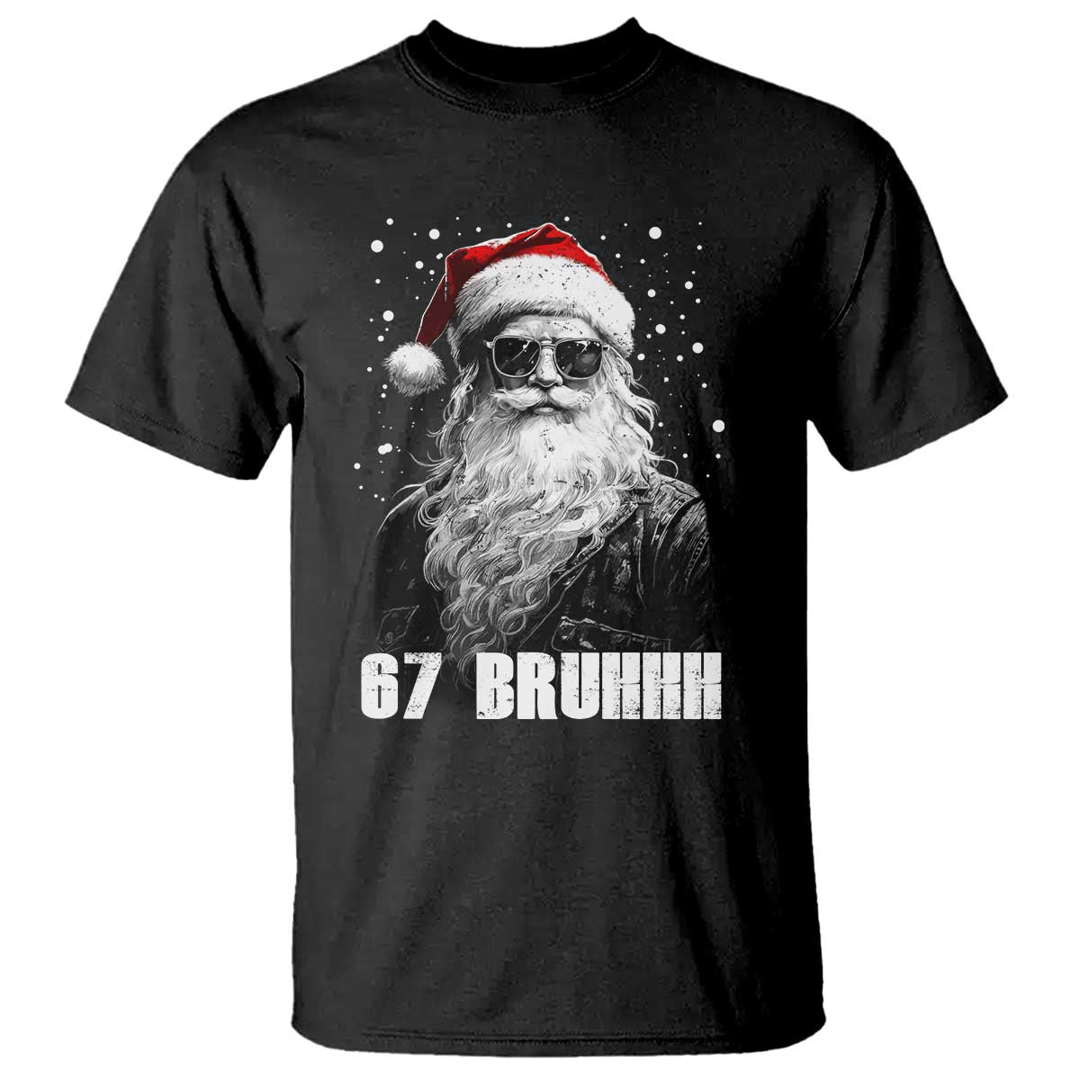 Cool Santa Claus Six Seven 67 Meme T Shirt Funny 6 7 Gen Alpha Slang Viral Meme - Wonder Print Shop