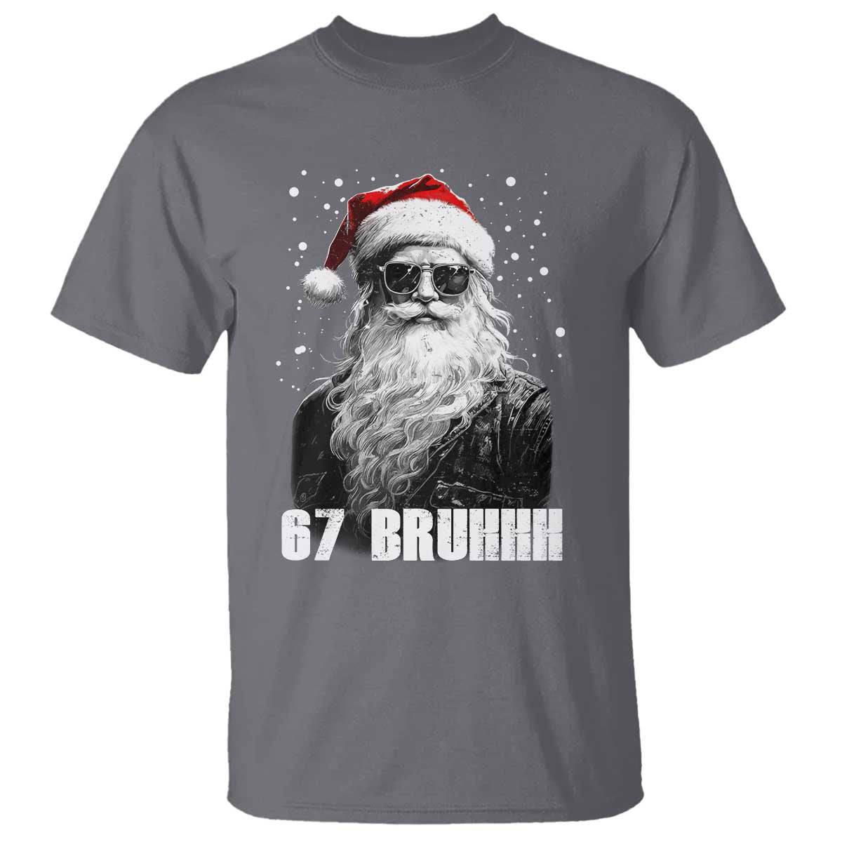 Cool Santa Claus Six Seven 67 Meme T Shirt Funny 6 7 Gen Alpha Slang Viral Meme - Wonder Print Shop