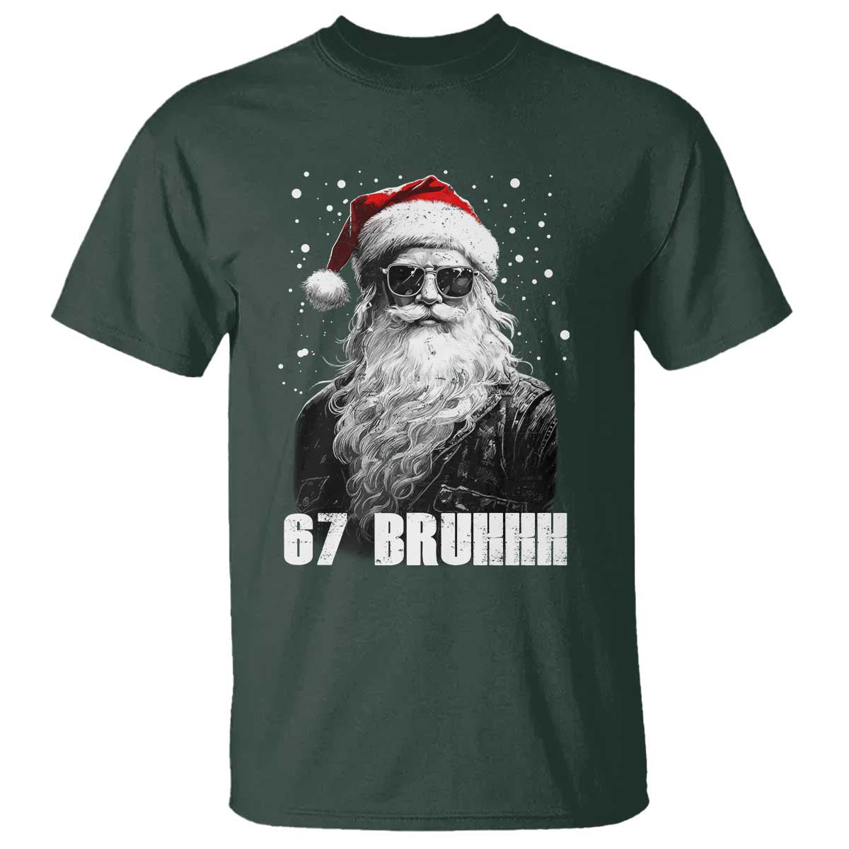 Cool Santa Claus Six Seven 67 Meme T Shirt Funny 6 7 Gen Alpha Slang Viral Meme - Wonder Print Shop