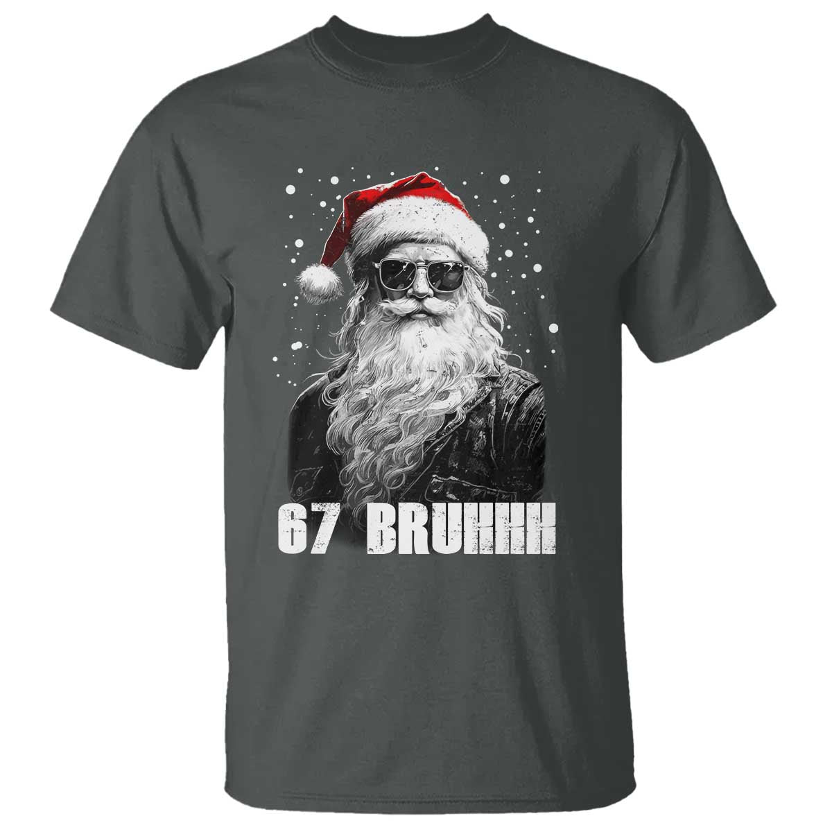 Cool Santa Claus Six Seven 67 Meme T Shirt Funny 6 7 Gen Alpha Slang Viral Meme - Wonder Print Shop