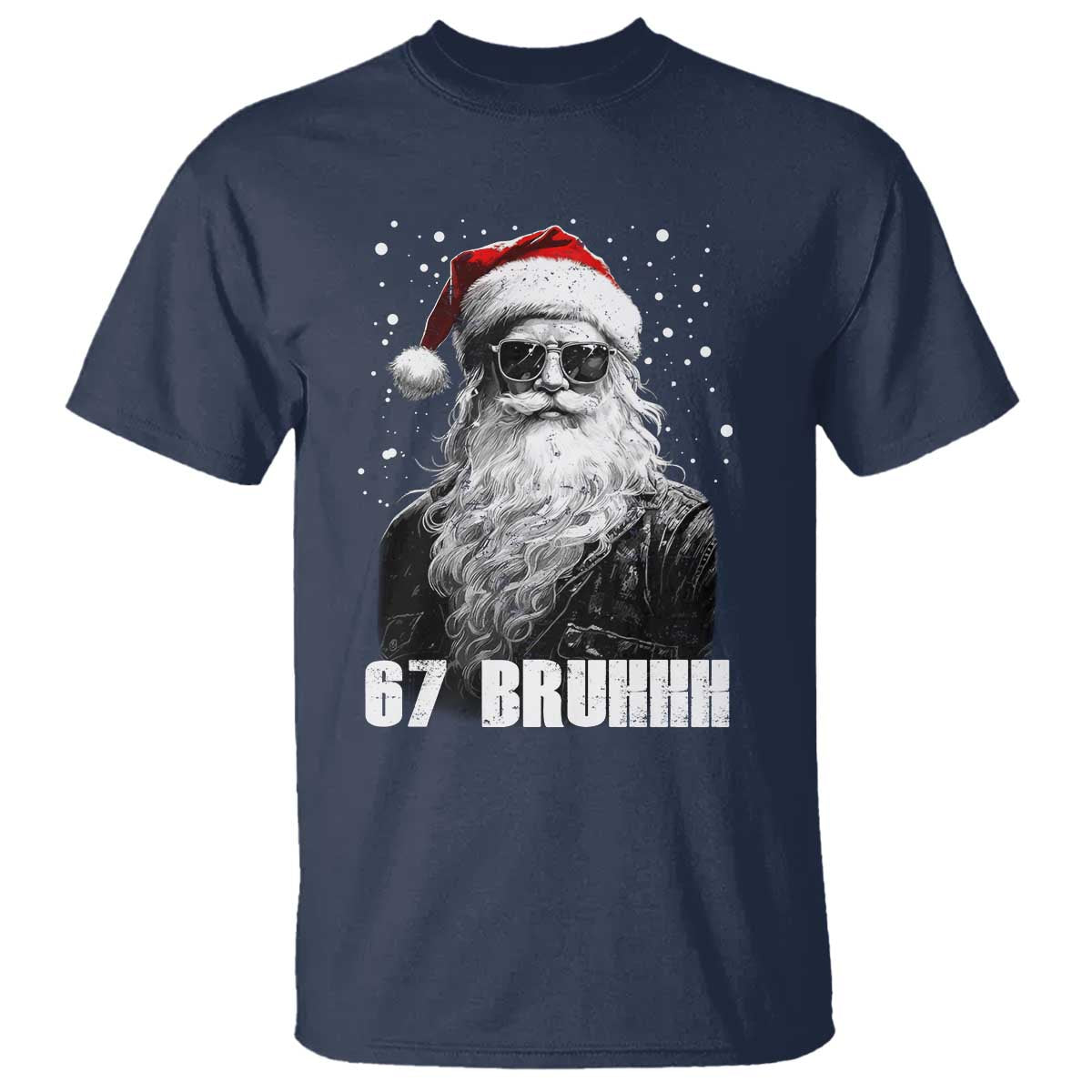 Cool Santa Claus Six Seven 67 Meme T Shirt Funny 6 7 Gen Alpha Slang Viral Meme - Wonder Print Shop