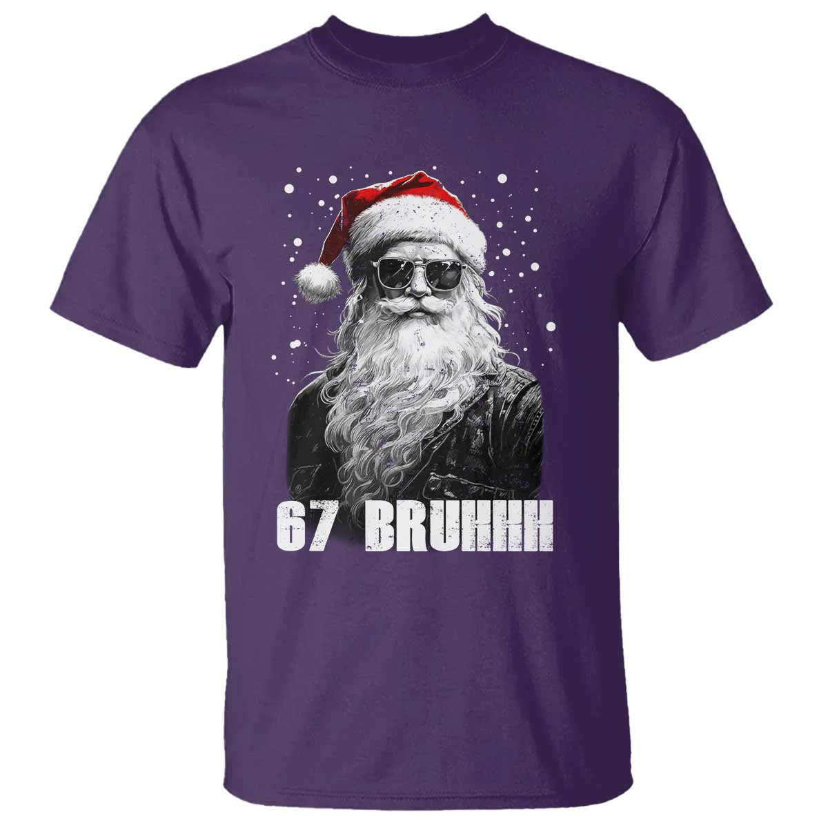 Cool Santa Claus Six Seven 67 Meme T Shirt Funny 6 7 Gen Alpha Slang Viral Meme - Wonder Print Shop