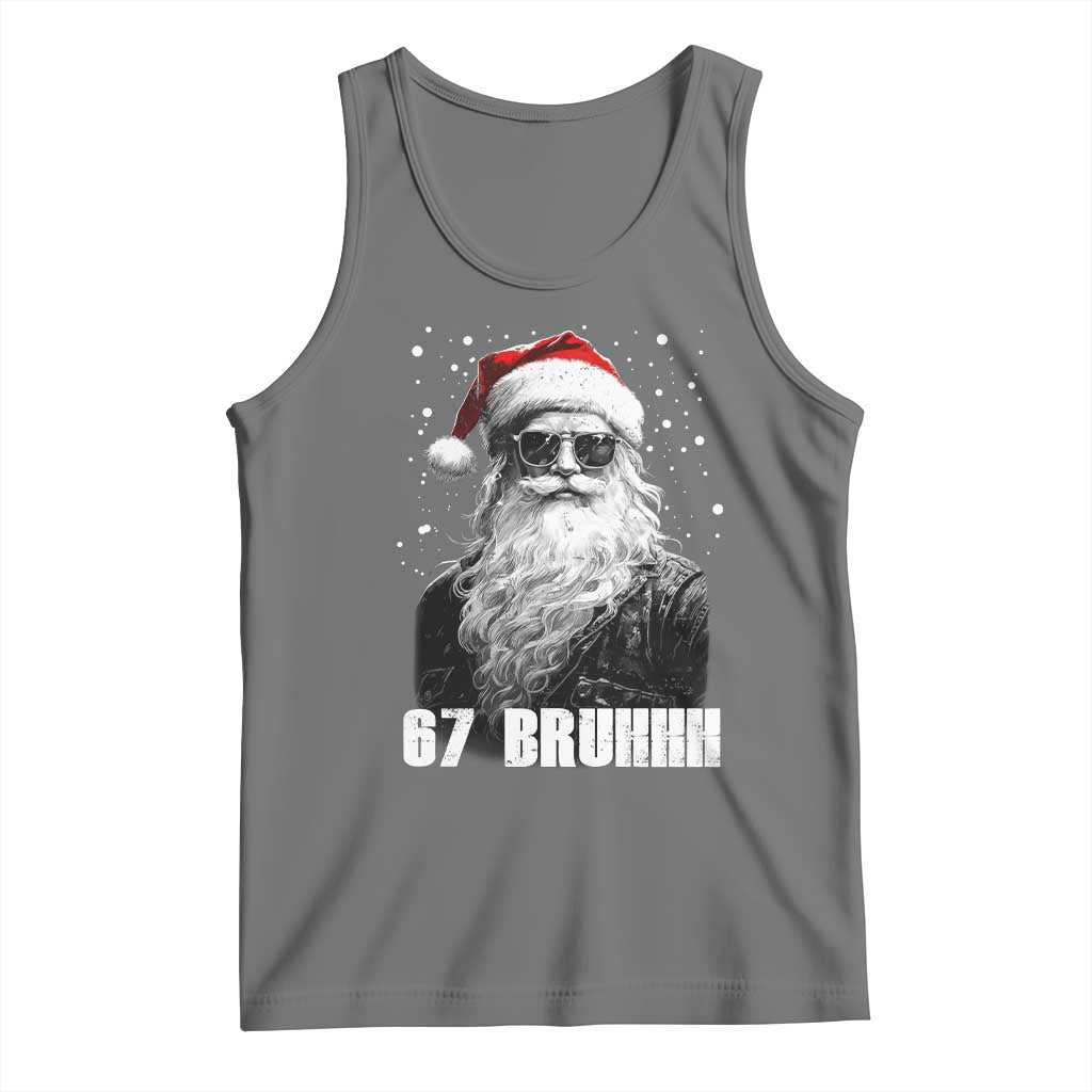 Cool Santa Claus Six Seven 67 Meme Tank Top Funny 6 7 Gen Alpha Slang Viral Meme - Wonder Print Shop