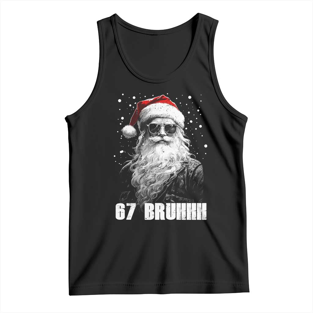 Cool Santa Claus Six Seven 67 Meme Tank Top Funny 6 7 Gen Alpha Slang Viral Meme - Wonder Print Shop