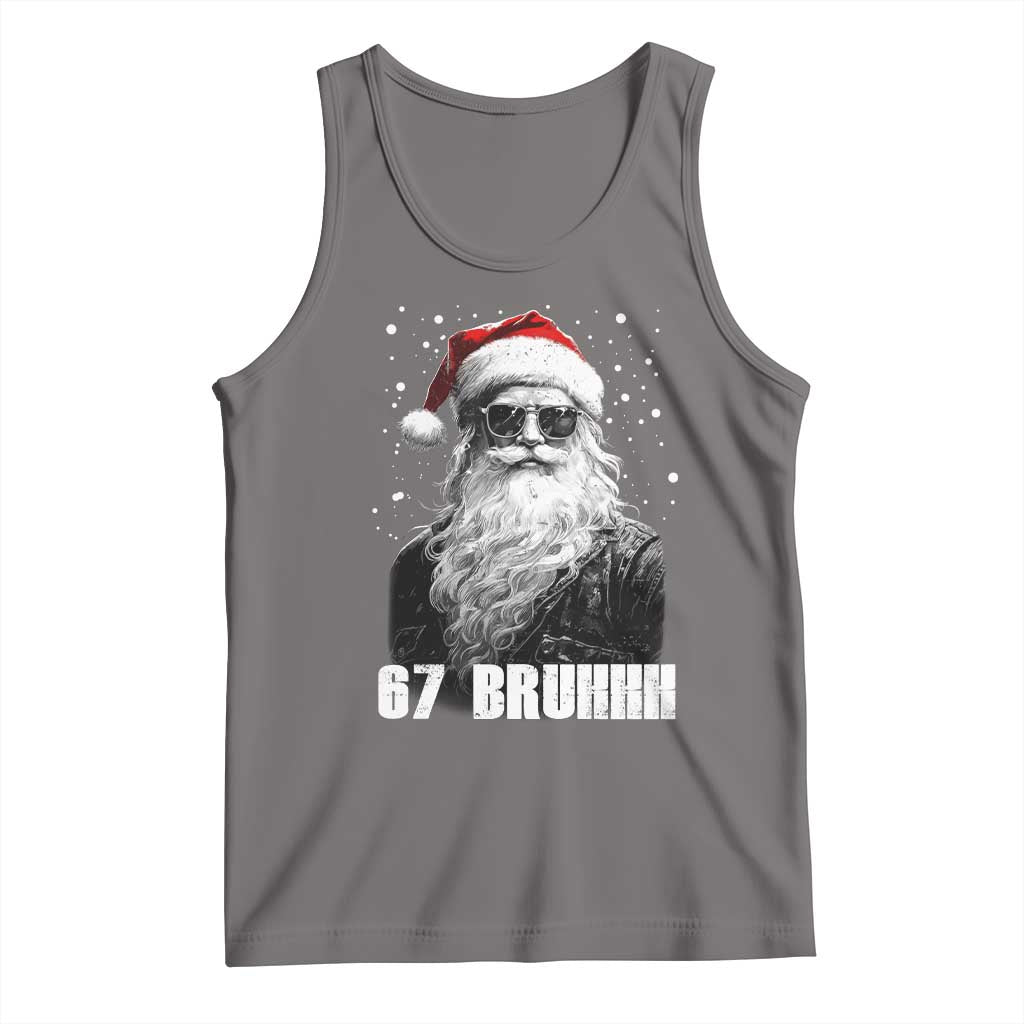 Cool Santa Claus Six Seven 67 Meme Tank Top Funny 6 7 Gen Alpha Slang Viral Meme - Wonder Print Shop