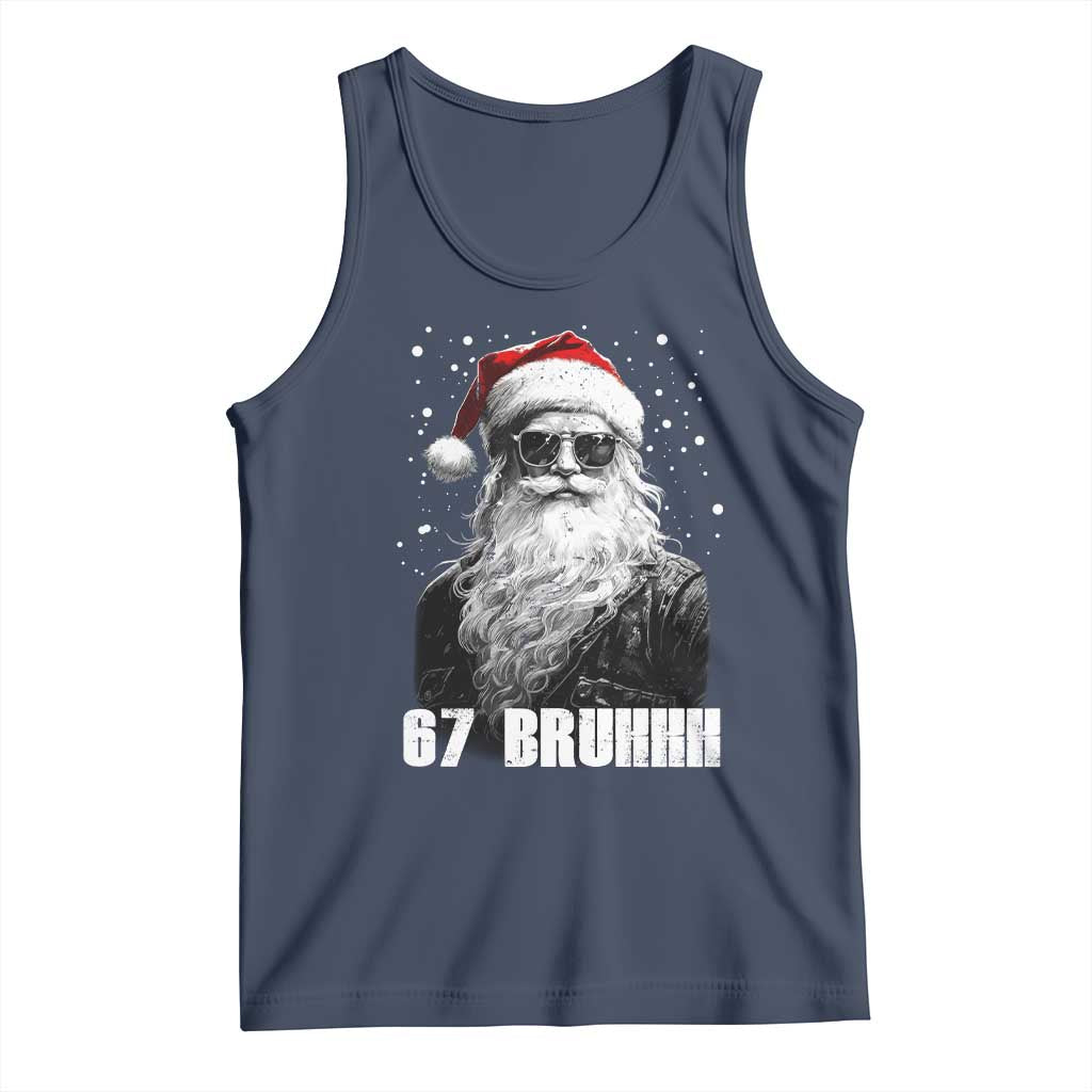 Cool Santa Claus Six Seven 67 Meme Tank Top Funny 6 7 Gen Alpha Slang Viral Meme - Wonder Print Shop