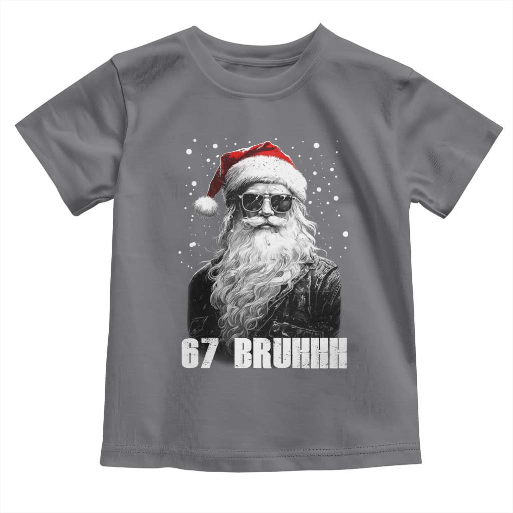 Cool Santa Claus Six Seven 67 Meme Toddler T Shirt Funny 6 7 Gen Alpha Slang Viral Meme - Wonder Print Shop