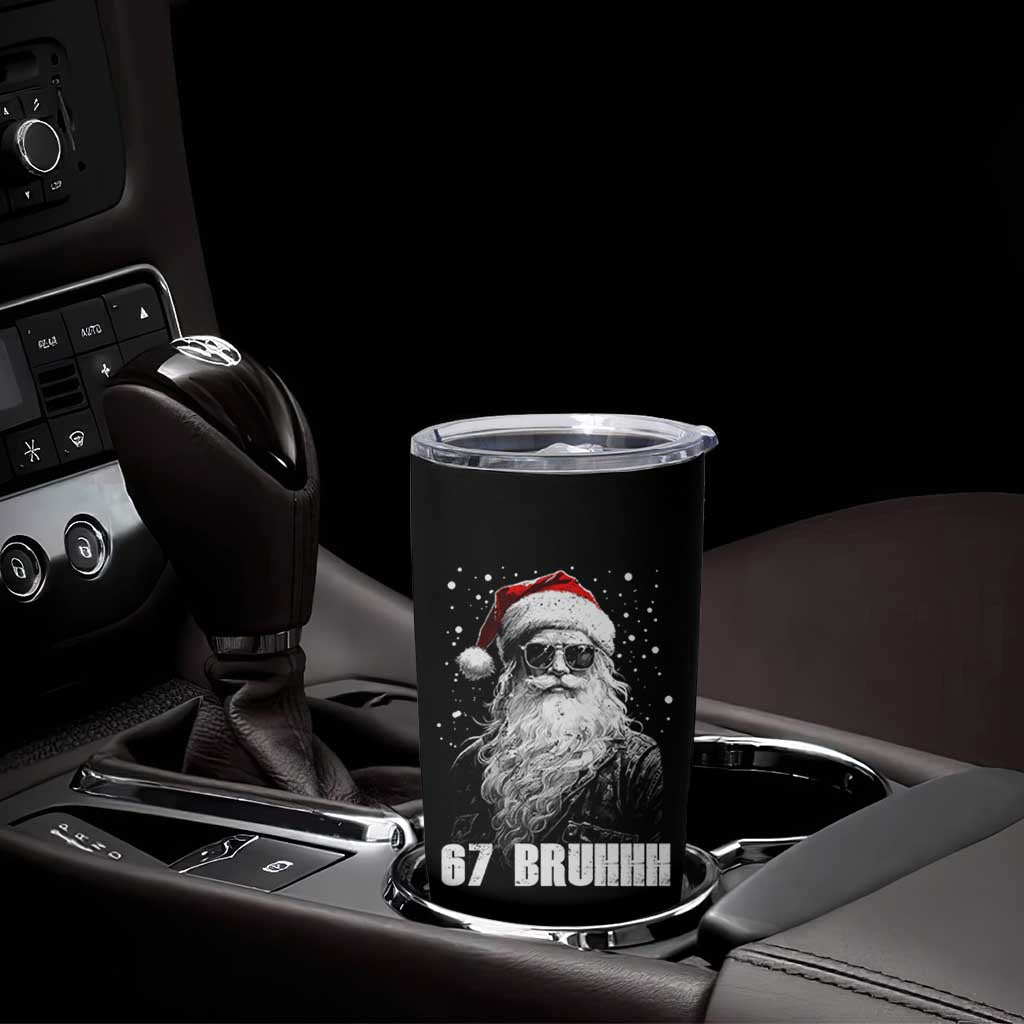 Cool Santa Claus Six Seven 67 Meme Tumbler Cup Funny 6 7 Gen Alpha Slang Viral Meme - Wonder Print Shop