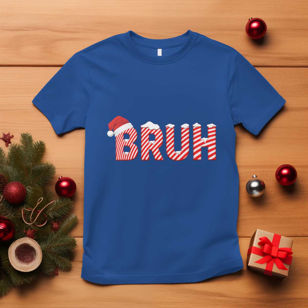 Bruh Christmas T Shirt Funny Saying Meme - Wonder Print Shop