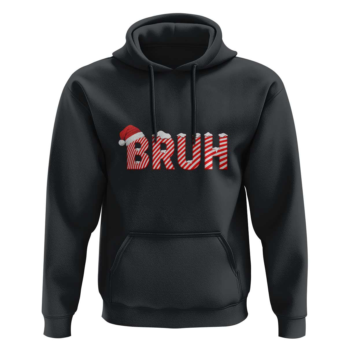 Bruh Christmas Hoodie Funny Saying Meme