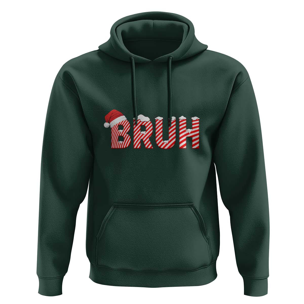 Bruh Christmas Hoodie Funny Saying Meme