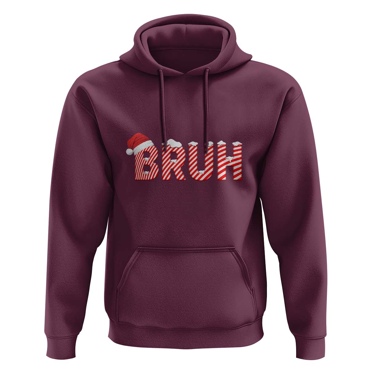 Bruh Christmas Hoodie Funny Saying Meme