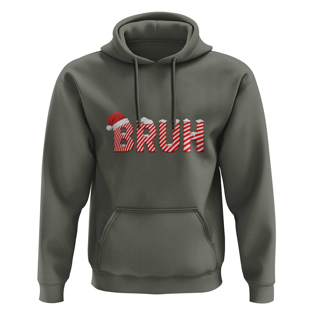 Bruh Christmas Hoodie Funny Saying Meme