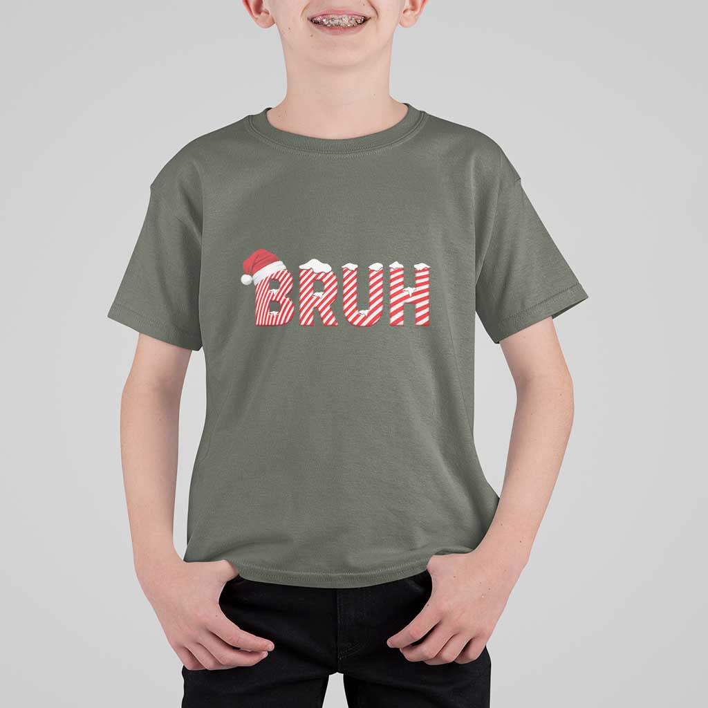 Bruh Christmas T Shirt For Kid Funny Saying Meme - Wonder Print Shop