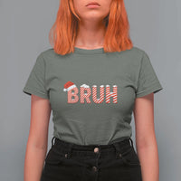 Bruh Christmas T Shirt For Women Funny Saying Meme - Wonder Print Shop