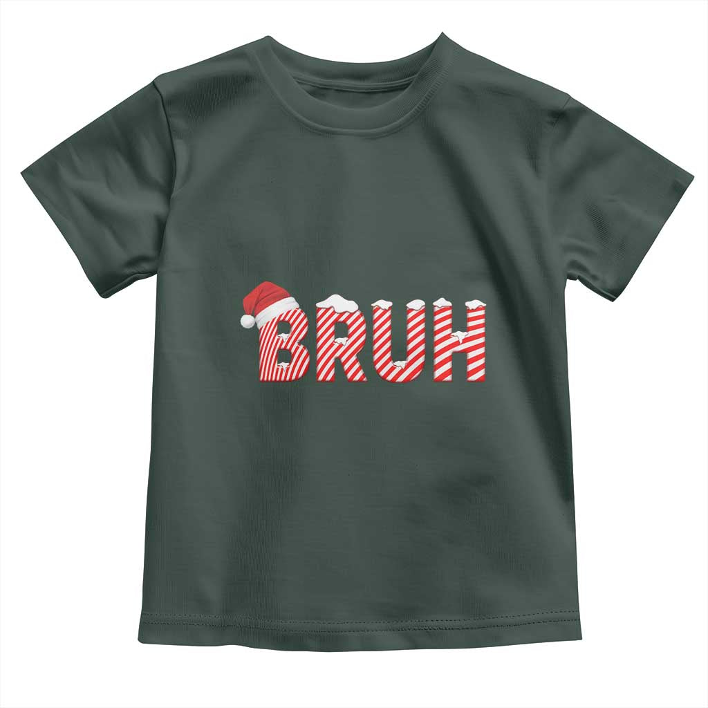 Bruh Christmas Toddler T Shirt Funny Saying Meme
