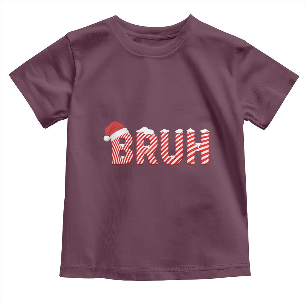 Bruh Christmas Toddler T Shirt Funny Saying Meme