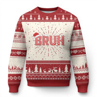 Bruh Xmas Ugly Christmas Sweater Funny Saying Meme - Wonder Print Shop