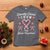 Christmas Family Matching T Shirt Candy Cane Heart Holiday - Wonder Print Shop