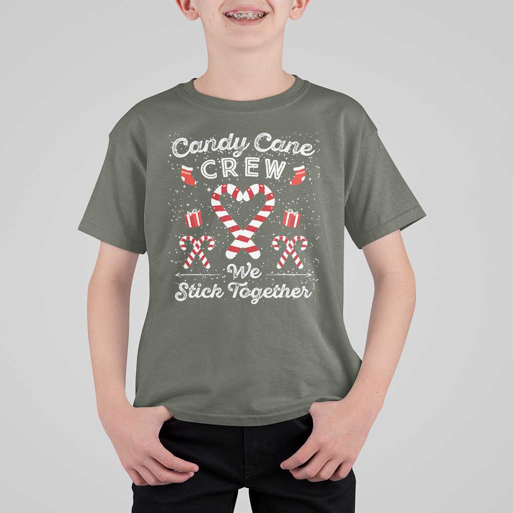 Christmas Family Matching T Shirt For Kid Candy Cane Heart Holiday - Wonder Print Shop
