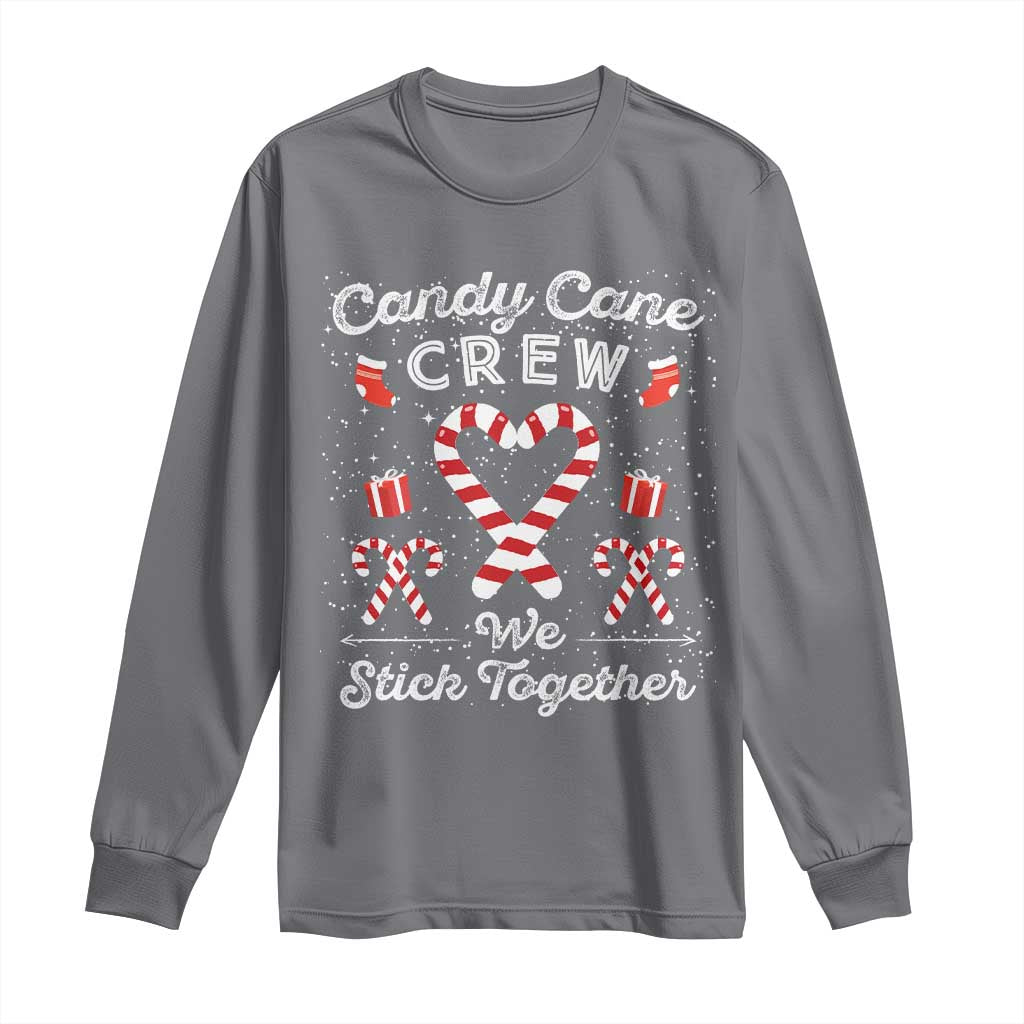 Christmas Family Matching Long Sleeve Shirt Candy Cane Heart Holiday