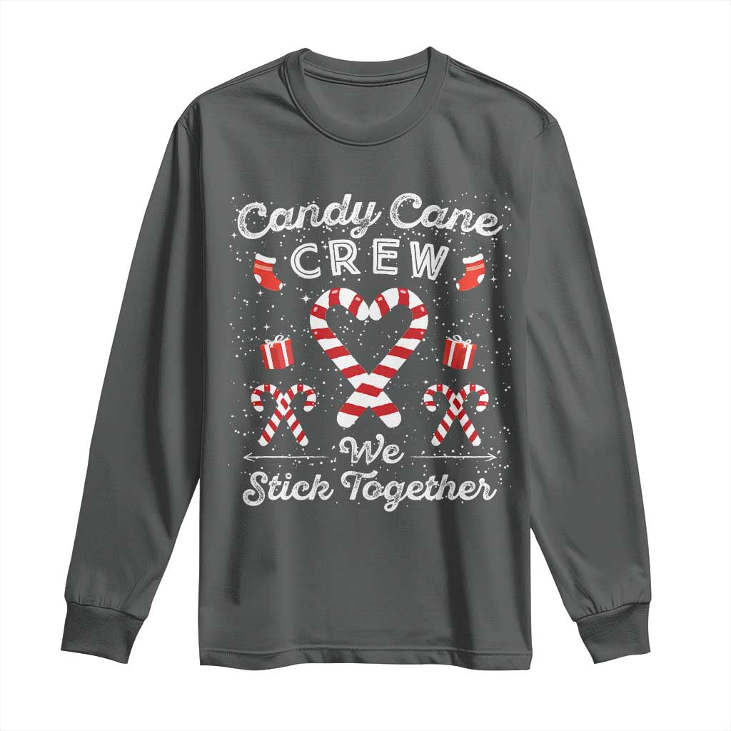 Christmas Family Matching Long Sleeve Shirt Candy Cane Heart Holiday