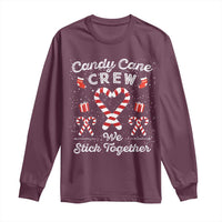 Christmas Family Matching Long Sleeve Shirt Candy Cane Heart Holiday
