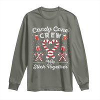 Christmas Family Matching Long Sleeve Shirt Candy Cane Heart Holiday