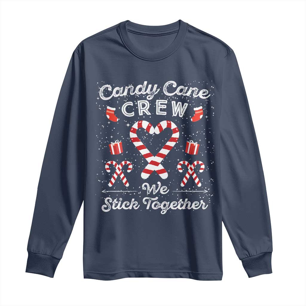Christmas Family Matching Long Sleeve Shirt Candy Cane Heart Holiday