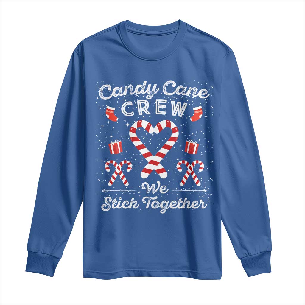 Christmas Family Matching Long Sleeve Shirt Candy Cane Heart Holiday