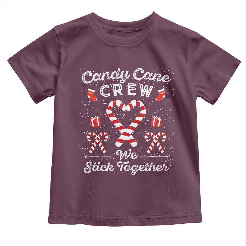 Christmas Family Matching Toddler T Shirt Candy Cane Heart Holiday