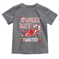 Funny Christmas Toddler T Shirt Sweet But Twisted Candy Cane Xmas Holiday