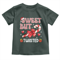 Funny Christmas Toddler T Shirt Sweet But Twisted Candy Cane Xmas Holiday